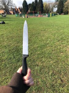 knife found on brookfield park