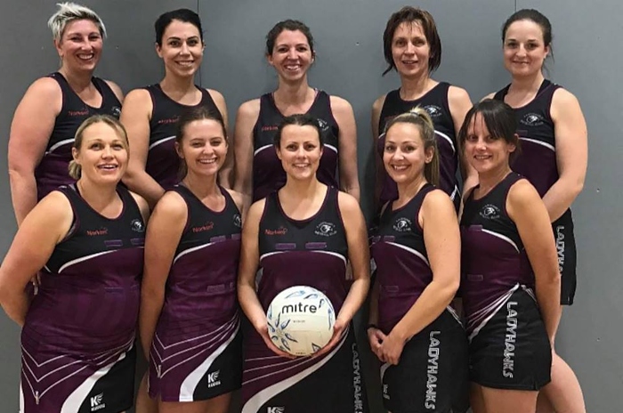 ladyhawks netball Team G finishing 2 in Premiership