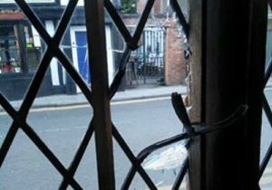 Hunt for thug who smashed historic Nantwich pub window
