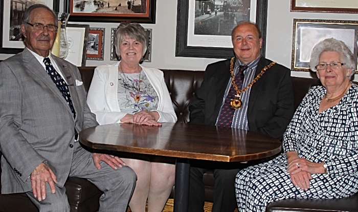 left to rt. Herbert Rowsell, Belinda Marren, Mayor Cllr David Marren, Jane Rowsell (1)