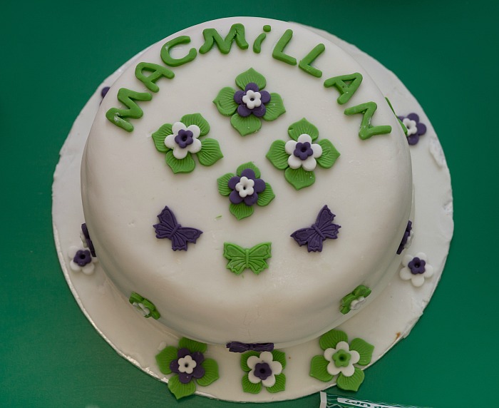 Macmillan Support Cake & Cupcakes - CakeCentral.com