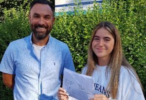 Pupils at Malbank in Nantwich celebrate GCSE results success