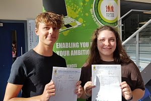 GCSE students at Malbank in Nantwich celebrate on results day