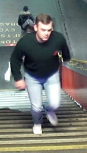 man on cctv after doctor attacked railway station