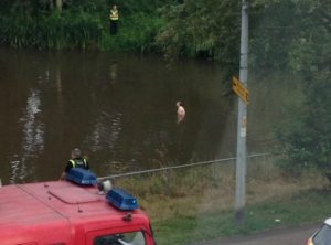 Man rescued by fire crews from River Weaver in Nantwich