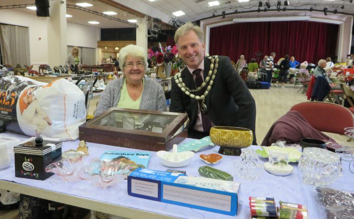 mayor andrew martin at table top sale nantwich