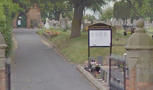 graveside thieves - nantwich cemetery on whitehouse lane