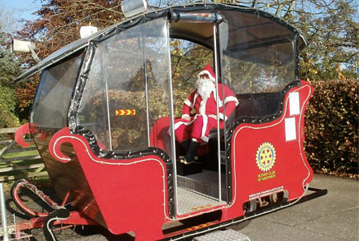 nantwich rotary santa sleigh