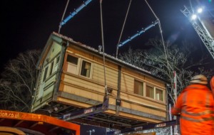 Nantwich Signal Box is moved to new home in Crewe