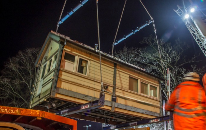 Nantwich Signal Box moved to Crewe