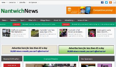 advertising rates - nantwichnews screen grab