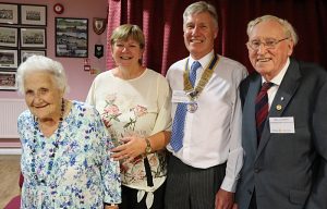 34th President of Rotary of Crewe and Nantwich Weaver unveiled