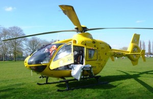 Nantwich youngster flown to hospital after scooter fall