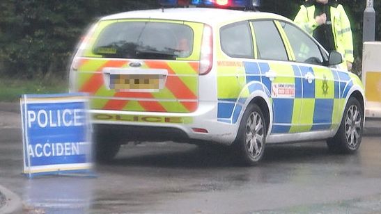 van and lorry crash - police accident stock image - by Lee Haywood - creative commons licence_censored