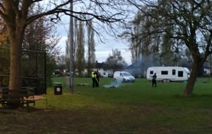 Nantwich residents call on council help to ban travellers from Barony Park