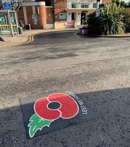 poppies painting market street nantwich