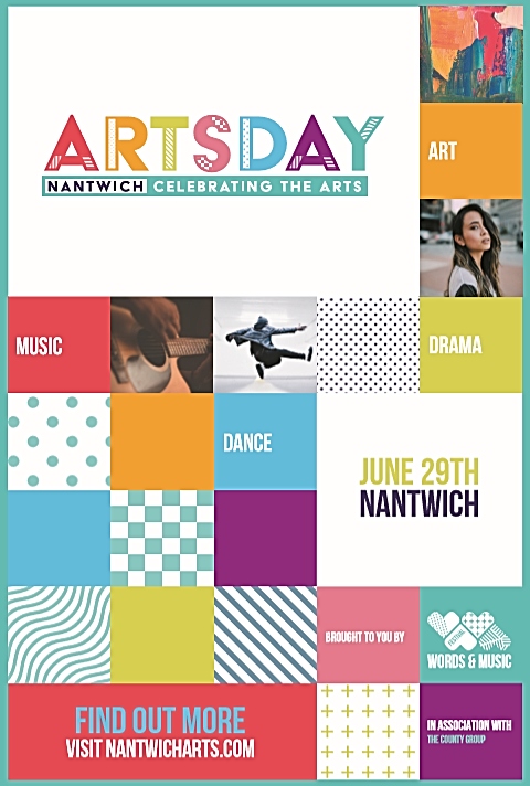 poster for nantwich arts day