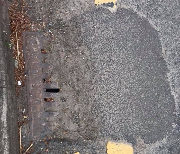pothole and drains cover in nantwich