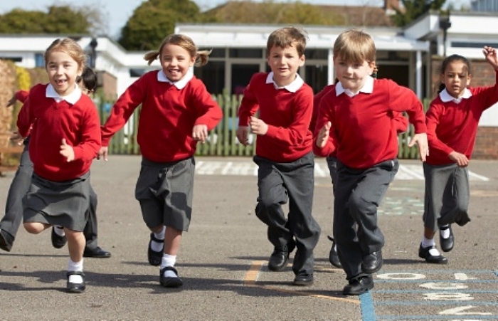 primary school children in playground - library pic from CEC