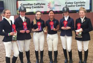 Nantwich students riding high after winning college equine contest