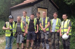Nantwich students renovate rundown canal building for college exam