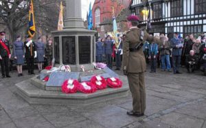 Remembrance Day in Nantwich to commemorate 100 years