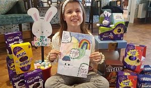 Richmond Village collects 156 Easter eggs for Leighton Hospital children’s ward