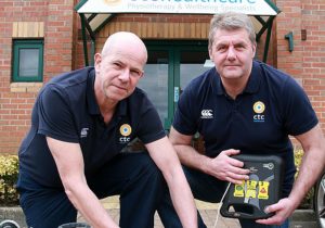 ctchealthcare in Crewe and Nantwich installs public access defibrillators