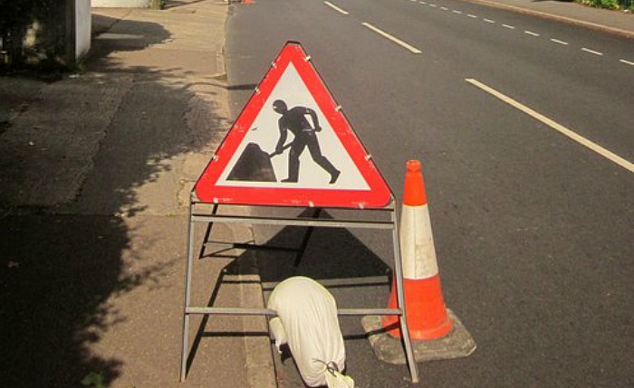 abuse - Crewe Green Roundabout in nantwich pic under creative commons by Derek Harper