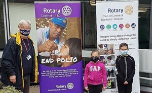 Wistaston youngsters help Rotary mark World Polio Day
