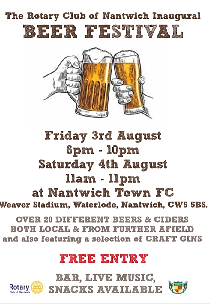 rotary beer festival poster