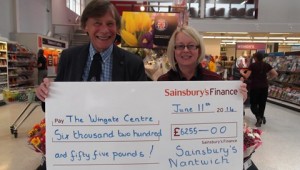 Sainsbury’s donates more than £7,000 to Nantwich’s Wingate Children’s Centre
