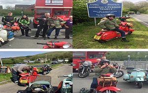 Nantwich teacher’s vintage scooter ride raises St Luke’s Hospice funds