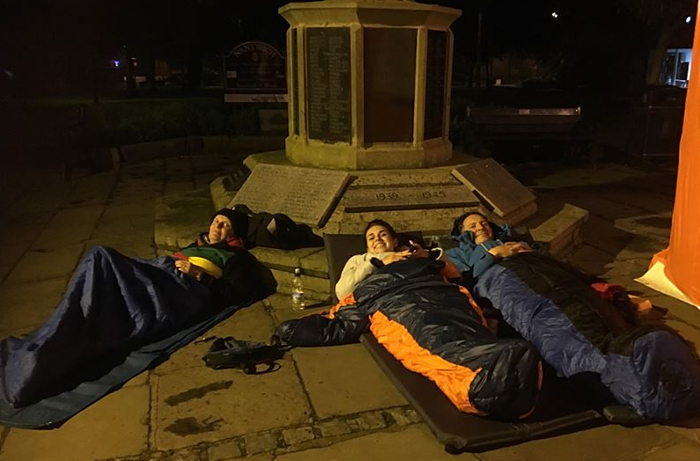 some of big sleep out volunteers