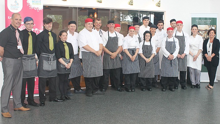 south cheshire college AA rosette award for restaurant and deli