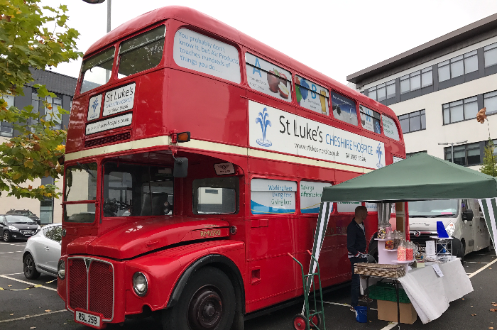 st luke's hospice bus