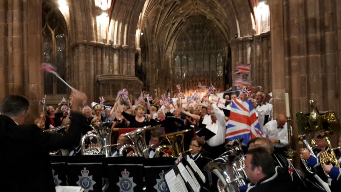 summer serenade concert at St Mary's in Nantwich