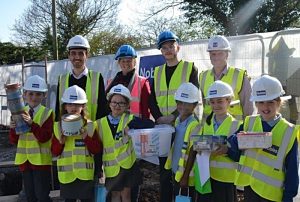 Nantwich pupils enjoy Time Capsule competition at new Tesni housing scheme