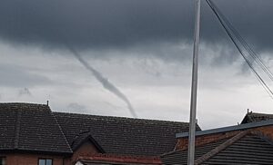 Photographer captures menacing funnel cloud over Nantwich