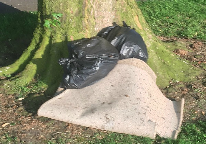 travellers fly-tipping Barony Park