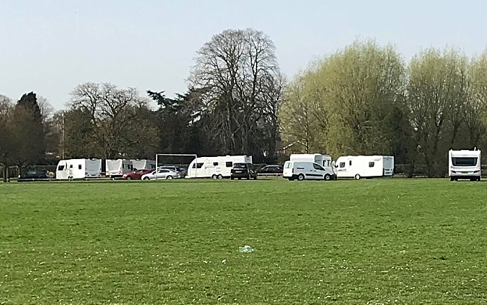 injunction - travellers leave Barony Park