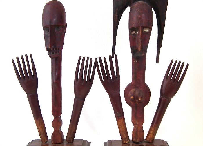 tribal art - Bamana puppets £500