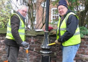 Volunteers help spruce up historic Monks Lane in Nantwich