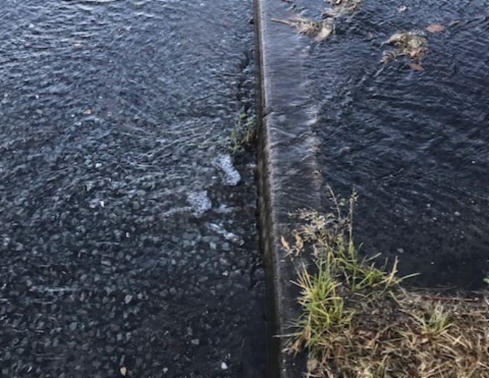 water leak on Coppice Road Willaston
