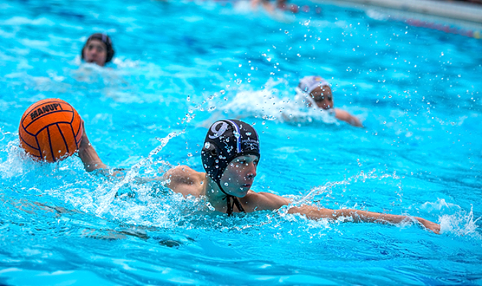 water polo in action nantwich pool