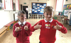 Wrenbury pupils earn Silver Self Care Award with immunisation project