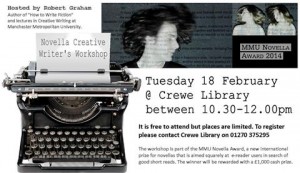 Budding Nantwich writers invited to new Crewe Library workshop