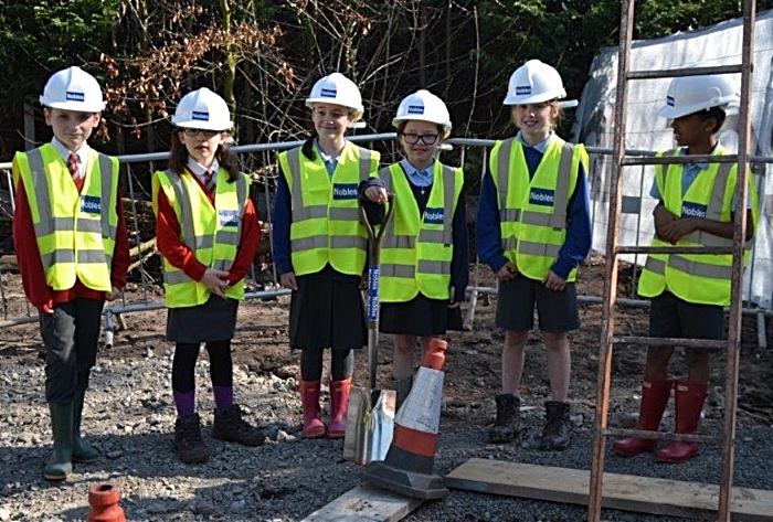 young builders on tesni site!